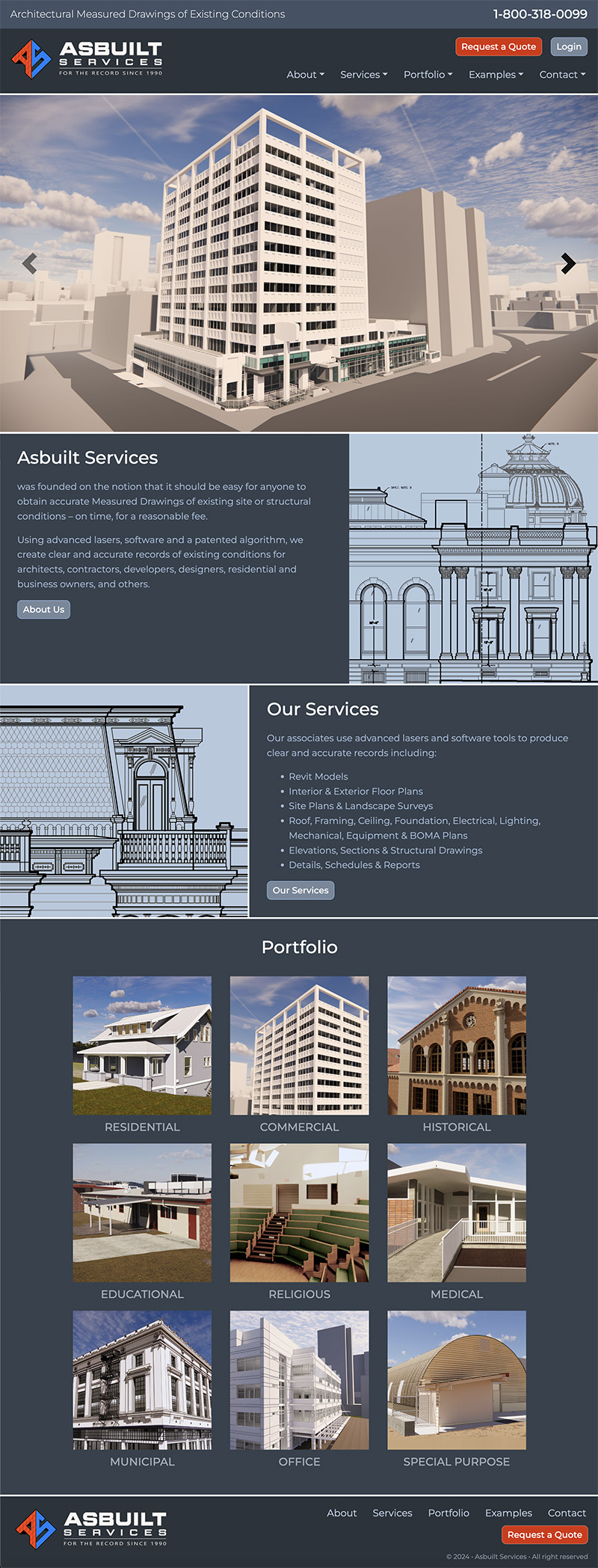 Architectural Drawings Website Design